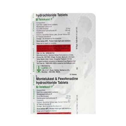 Buy TELEKAST F Online at Classic Medico
