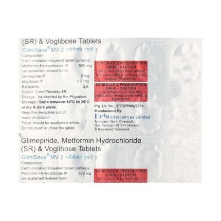 Buy GLIMISAVE MV 2 Online at Classic Medico