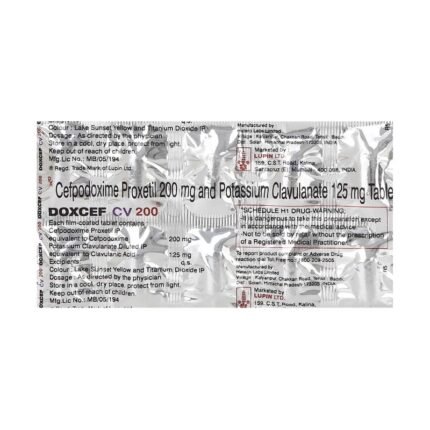 Buy DOXCEF CV 200 Online at Classic Medico