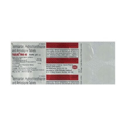 Buy TAZLOC TRIO 40 Online at Classic Medico