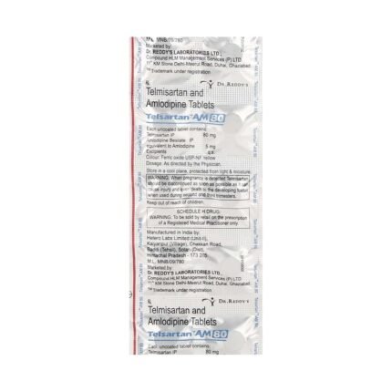 Buy TELSARTAN AM 80 Online at Classic Medico