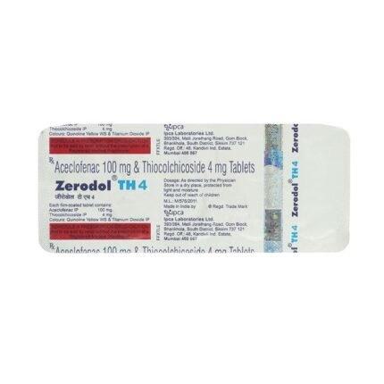 Buy ZERODOL TH 4 Online at Classic Medico