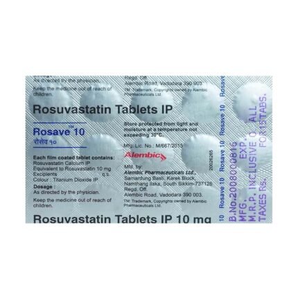Buy ROSAVE 10 Online at Classic Medico