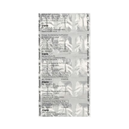Buy ESOMAC 20 Online at Classic Medico