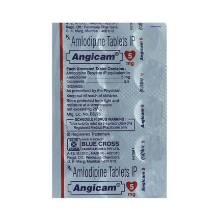 Buy ANGICAM 5 Online at Classic Medico