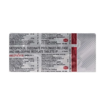 Buy AMLOPIN M 25 Online at Classic Medico