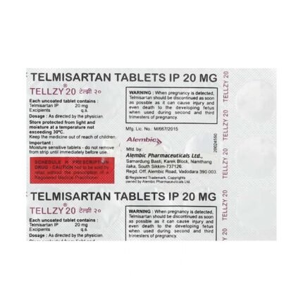 Buy TELLZY 20 Online at Classic Medico