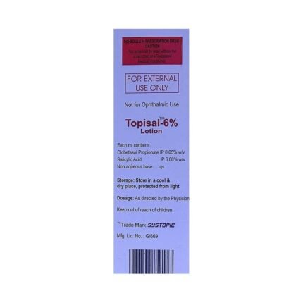 Buy TOPISAL 6% LOTION Online at Classic Medico