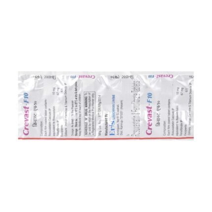 Buy CREVAST F 10 Online at Classic Medico