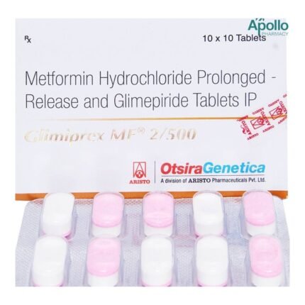 Buy GLIMIPREX MF 2/500 Online at Classic Medico