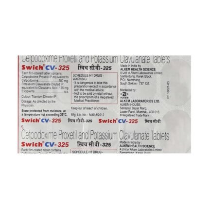 Buy SWICH CV 325 Online at Classic Medico