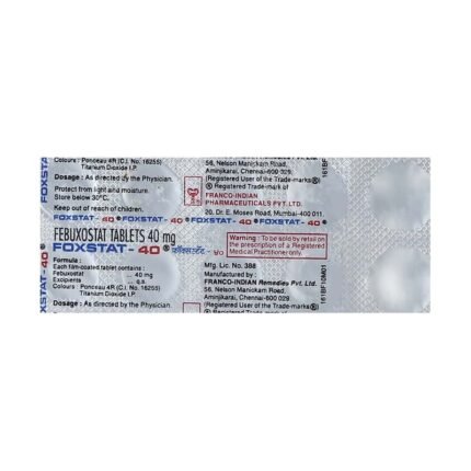 Buy FOXSTAT 40 Online at Classic Medico