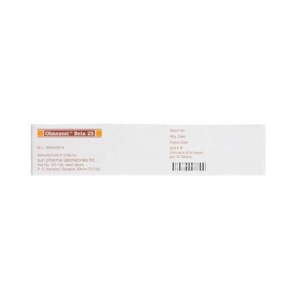 Buy OLMEZEST BETA 25 Online at Classic Medico