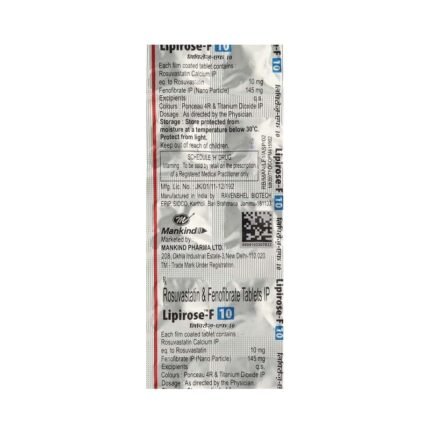 Buy LIPIROSE F 10 Online at Classic Medico