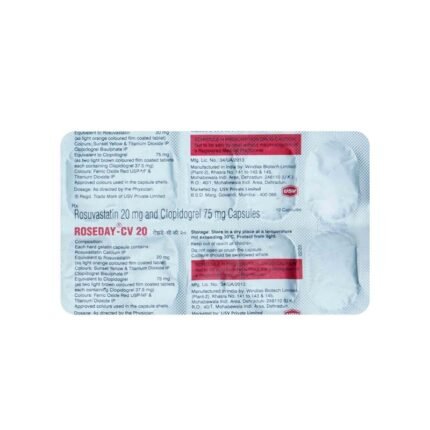 Buy ROSEDAY CV 20 Online at Classic Medico