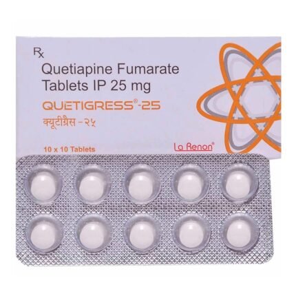 Buy QUETIGRESS 25 Online at Classic Medico