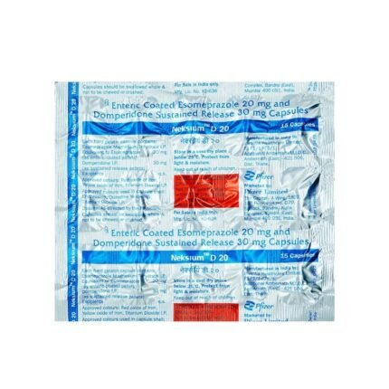Buy NEKSIUM D 20 Online at Classic Medico