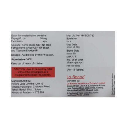 Buy DAPAHENZ 10 Online at Classic Medico