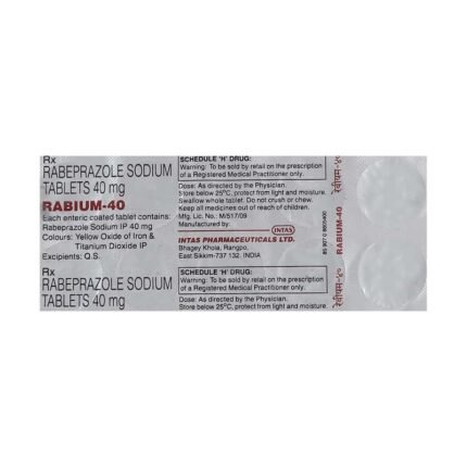 Buy RABIUM 40 Online at Classic Medico