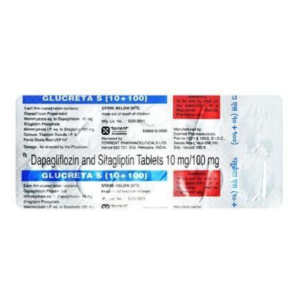 Buy GLUCRETA S 100/10 Online at Classic Medico