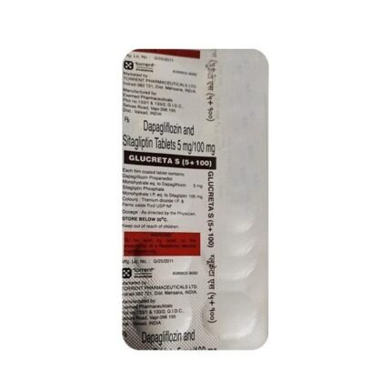 Buy GLUCRETA S 100/10 Online at Classic Medico