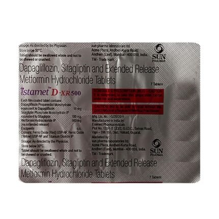 Buy ISTAMET D XR 500 Online at Classic Medico