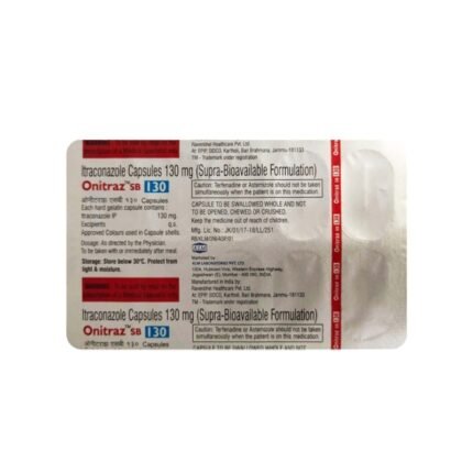 Buy ONITRAZ SB 130 Online at Classic Medico