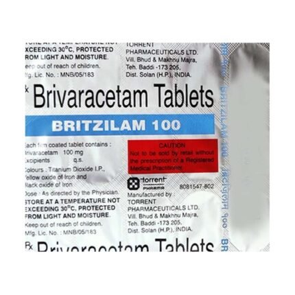 Buy BRITZILAM 100 Online at Classic Medico