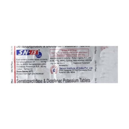 Buy SN 15 PLUS Online at Classic Medico