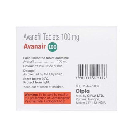 Buy AVANAIR 100 Online at Classic Medico