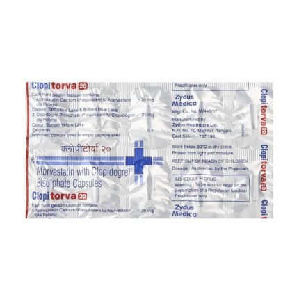 Buy CLOPITORVA 20 Online at Classic Medico