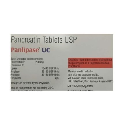 Buy PANLIPASE UC Online at Classic Medico