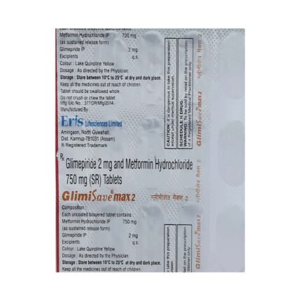 Buy GLIMISAVE MAX 2 Online at Classic Medico