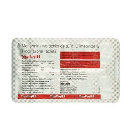 Buy TRISULFORYL 1 Online at Classic Medico