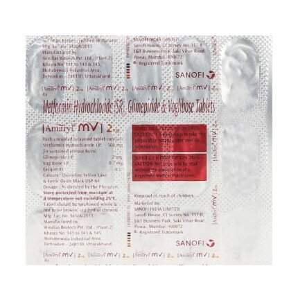 Buy AMARYL MV 2 Online at Classic Medico