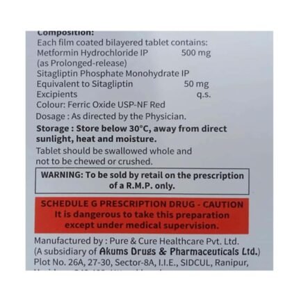 Buy SITAHENZ M 500 Online at Classic Medico