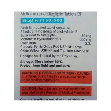 Buy SITABITE M 50/500 Online at Classic Medico