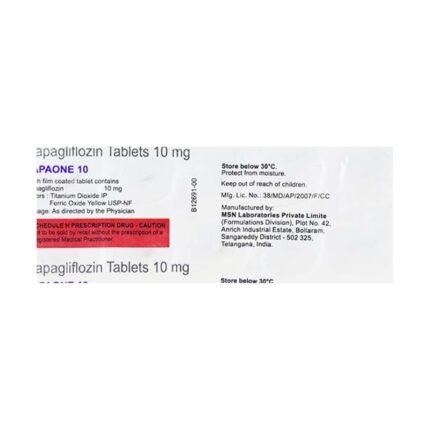 Buy DAPAONE 10 Online at Classic Medico