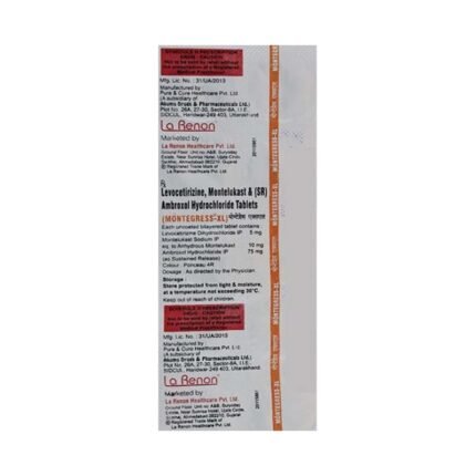 Buy MONTEGRESS XL Online at Classic Medico