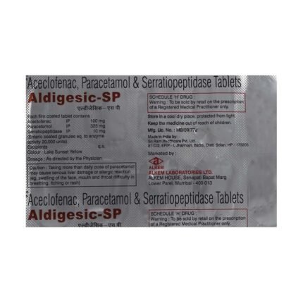 Buy ALDIGESIC SP Online at Classic Medico