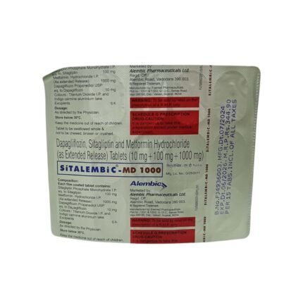 Buy SITALEMBIC MD 1000 Online at Classic Medico