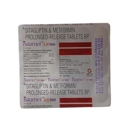 Buy ISTAMET XR 500 Online at Classic Medico