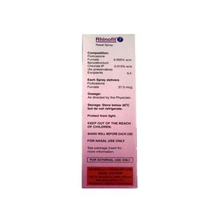 Buy RHINOFIT F NASAL SPRAY 6G Online at Classic Medico