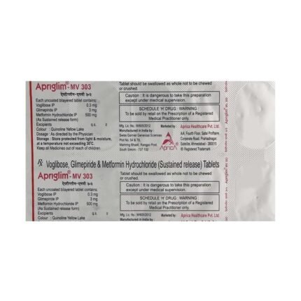 Buy APRIGLIM MV 303 Online at Classic Medico