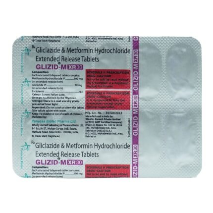 Buy GLIZID M XR 30 Online at Classic Medico
