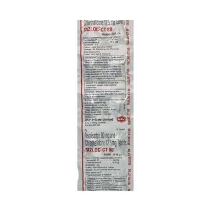 Buy TAZLOC CT 80 Online at Classic Medico