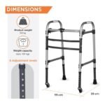 Buy Vissco Walker Folding With Wheel 09 Online at Classic Medico