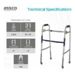 Buy Vissco Walker Folding With Wheel 09 Online at Classic Medico