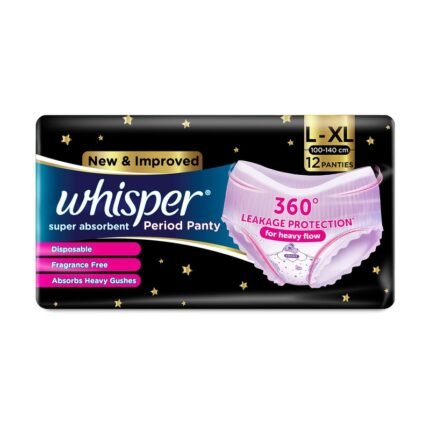 Buy Whisper Period Panty L-Xl (12) Online at Classic Medico