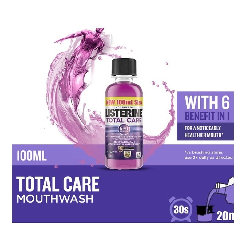 Buy Listerine Total Care Mouthwash 100Ml Online at Classic Medico